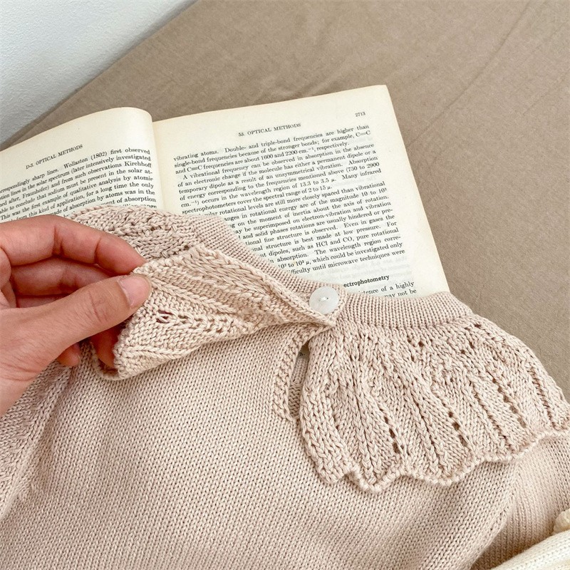 Spring Autumn Newborn Knitting - Newborn Baby Girl Romper Floral ulasan dan harga