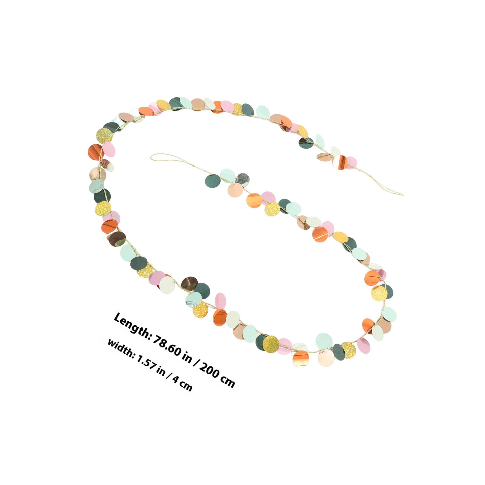 Plastic Round Garland Hanging  - Nursery ulasan dan harga