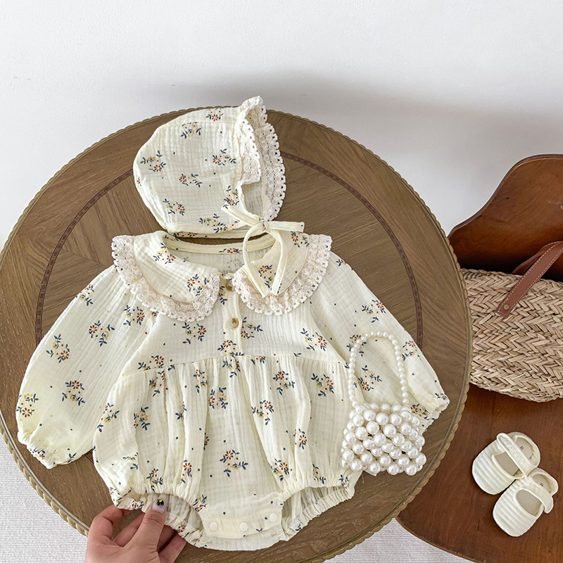 2025 Spring Newborn Infant Bab - Newborn Baby Girl Romper Floral ulasan dan harga
