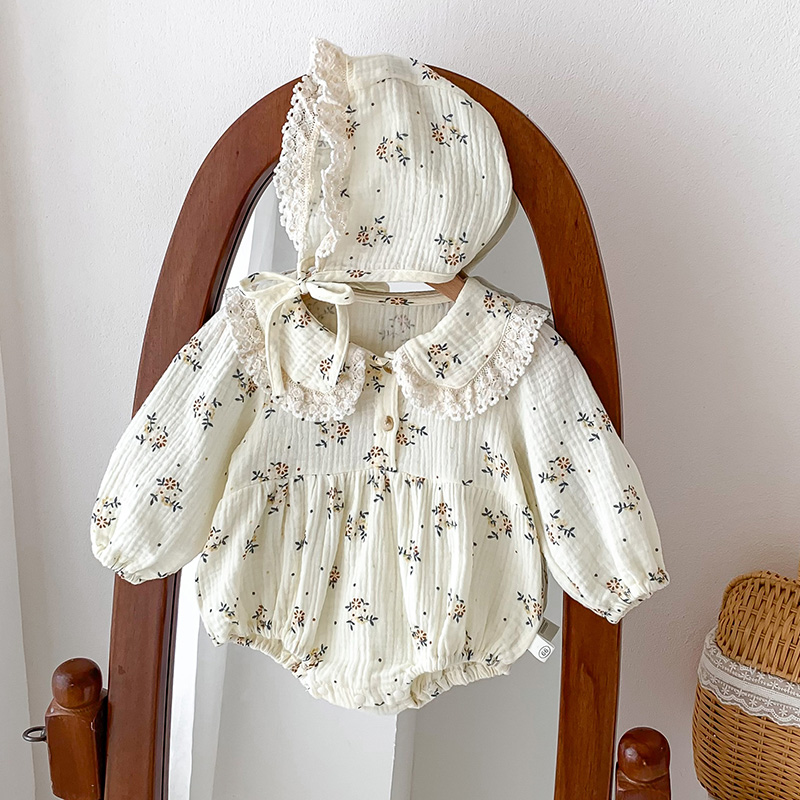 2025 Spring Newborn Infant Bab - Newborn Baby Girl Romper Floral ulasan dan harga