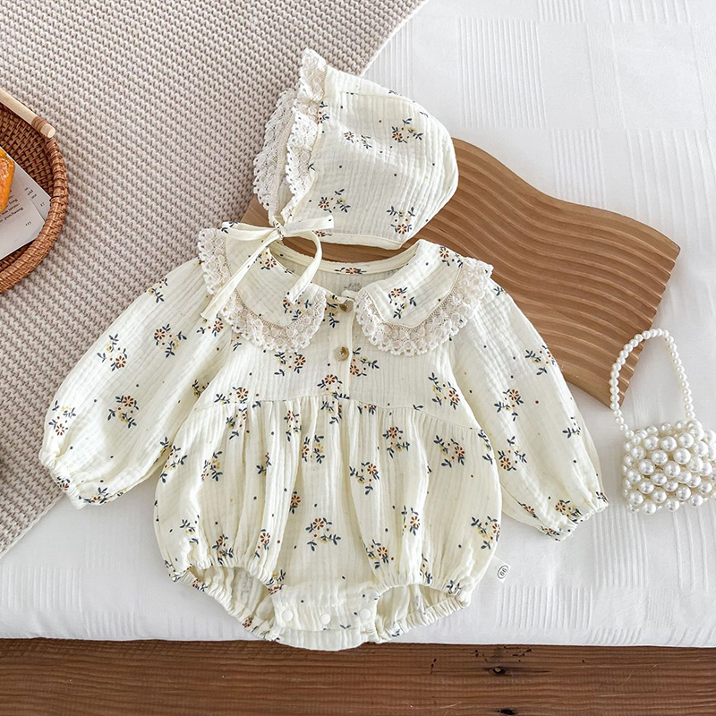 2025 Spring Newborn Infant Bab - Newborn Baby Girl Romper Floral ulasan dan harga