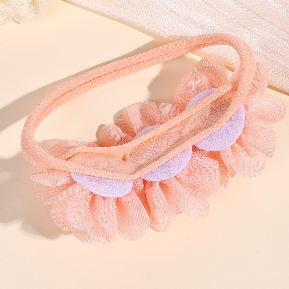 3Pcs Chiffon Flower Headbands  - Baby Gear ulasan dan harga