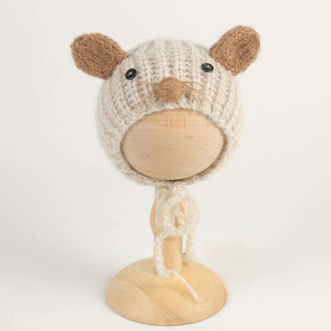 Knitted Beaver Newborn Photogr - Infant Photography Props Outfit ulasan dan harga
