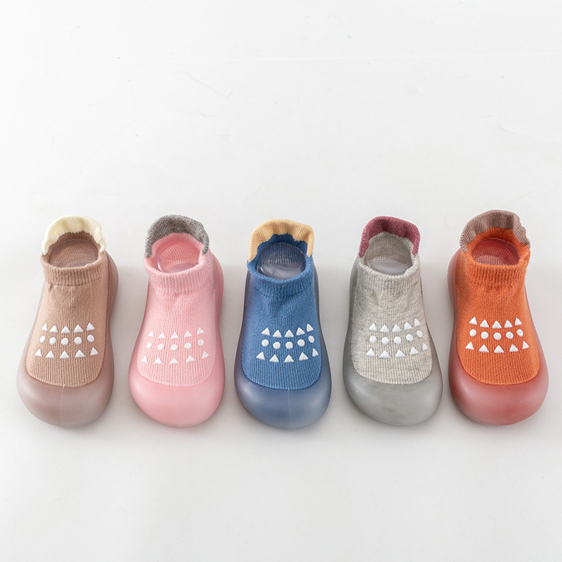 Baby Floor Shoes Blue and Pink - Unisex Baby Socks Non Slip ulasan dan harga