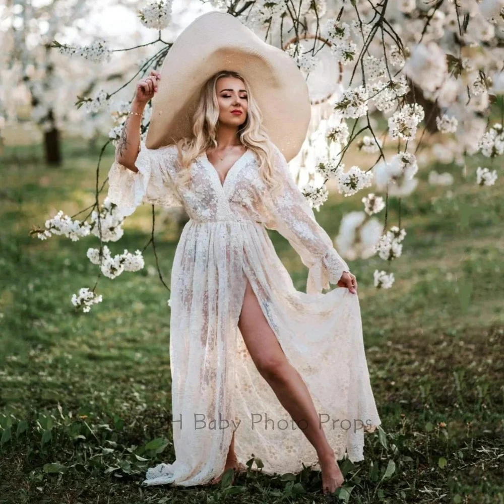 Pregnant Photography Dress Cot - Maternity Wear ulasan dan harga