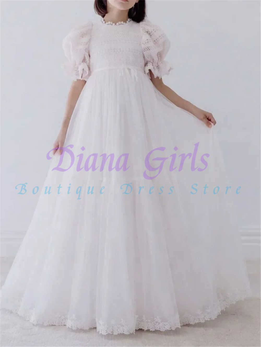 Quality Elegant Flower Girl Dr - Toddler Girl Tulle Party Dress ulasan dan harga