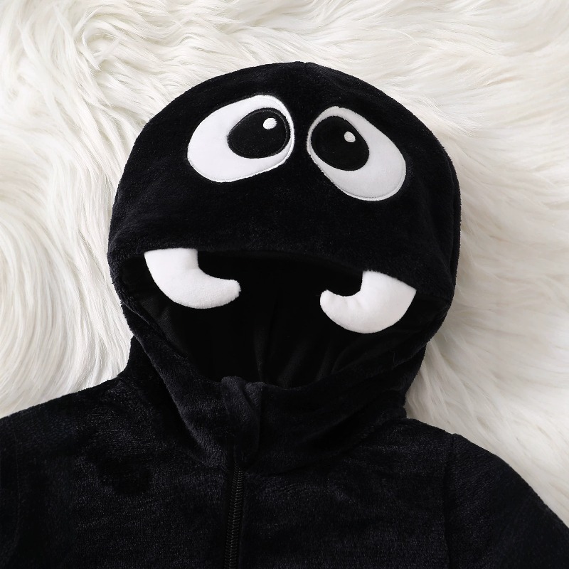 Newborn Baby Black Spider Romp - Cotton Baby Onesies Zipper ulasan dan harga