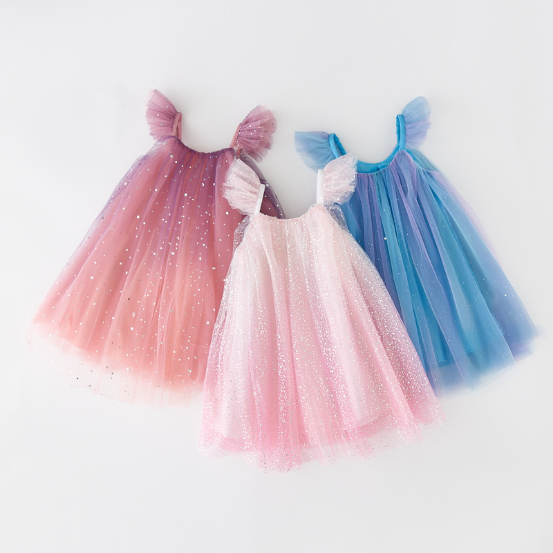 2-9Y Summer Fairy Toddler Dres - Toddler Girl Tulle Party Dress ulasan dan harga